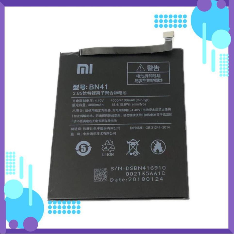 Đẹp rẻ  Pin thay thế cho Xiaomi Redmi Note 4 - Chip Helo X20 (BN41) 4000/4100 mAh