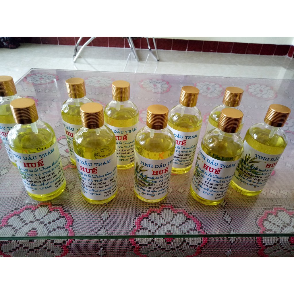 chai 20ml - 10ml : Tinh dầu tràm Huế nguyên chất (hàng loại 1)