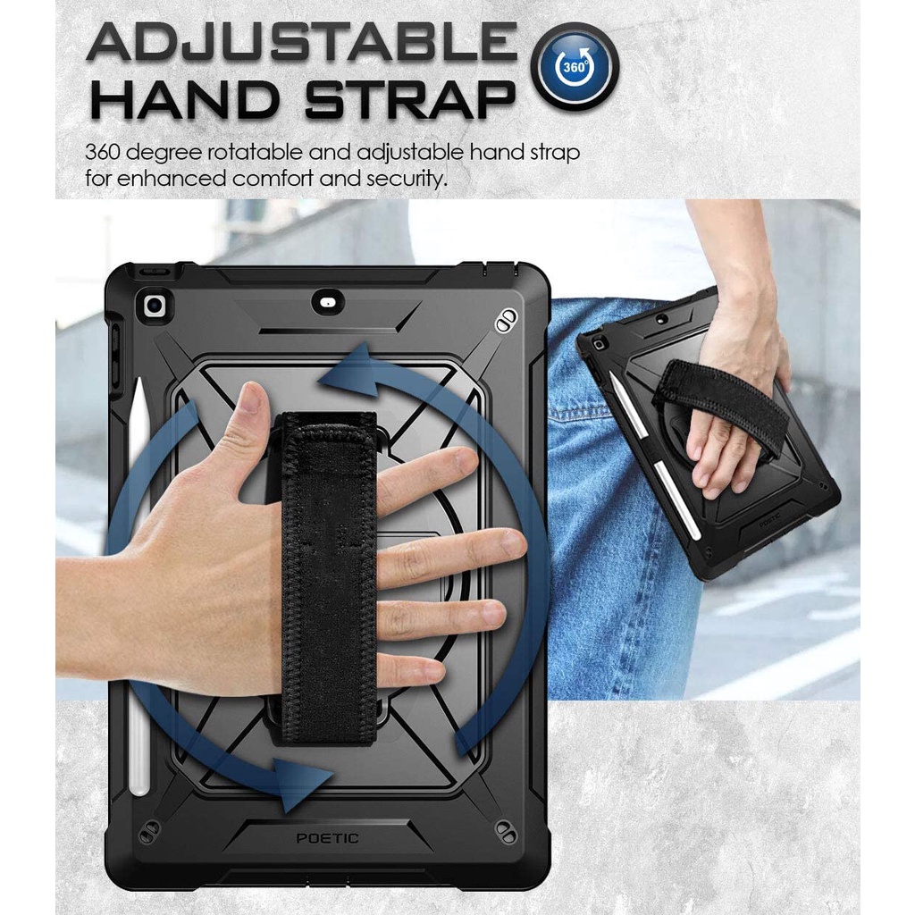 Ốp Máy Tính Bảng Nhám Chống Sốc Có Giá Đỡ Xoay 360 Độ Cho iPad 10th Gen 10.9 2022 Air 5 Air 4 / 10.2 / Pro 11 / 9.7 / Mini 6 5 4 3 / Air 2 Pro 9.7