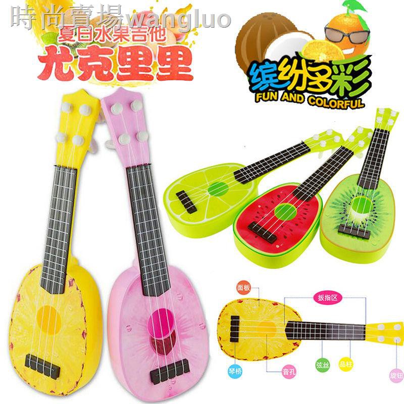 Hoạt Hình Đàn Ukulele Mini Họa Tiết Trái Cây Xinh Xắn Cho Bé