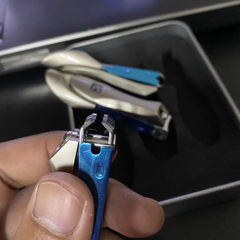 Bộ 3 bấm móng tay chân thông minh Zwilling có mài tay và bấm khoé logo khắc chìm cao cấp