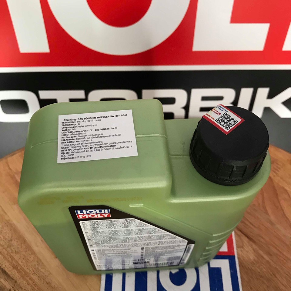 Combo Nhớt Liqui Moly Molygen 5W-30 &amp; Láp Gear 80w90 (150ml)