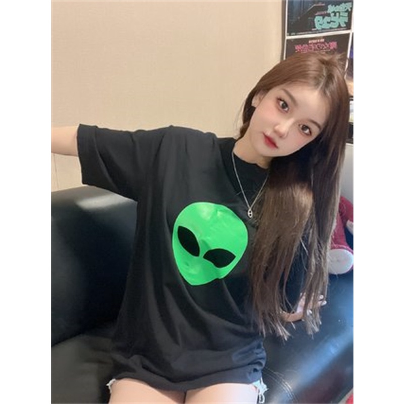 Áo Thun Cotton Ngắn Tay Rách Nước Thời Trang Cho Cặp Đôi