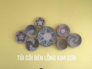 Đĩa cói treo tường