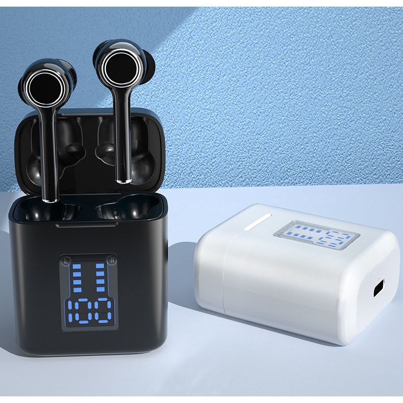 Tai Nghe Bluetooth Không Dây TG905 Âm Bass Mạnh, Màn Hình Kỹ Thuật Số LED, Chống Thấm Nước, Cảm Ứng Chạm Thông Minh