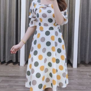 M1807 vây nữ hở vai thời trang