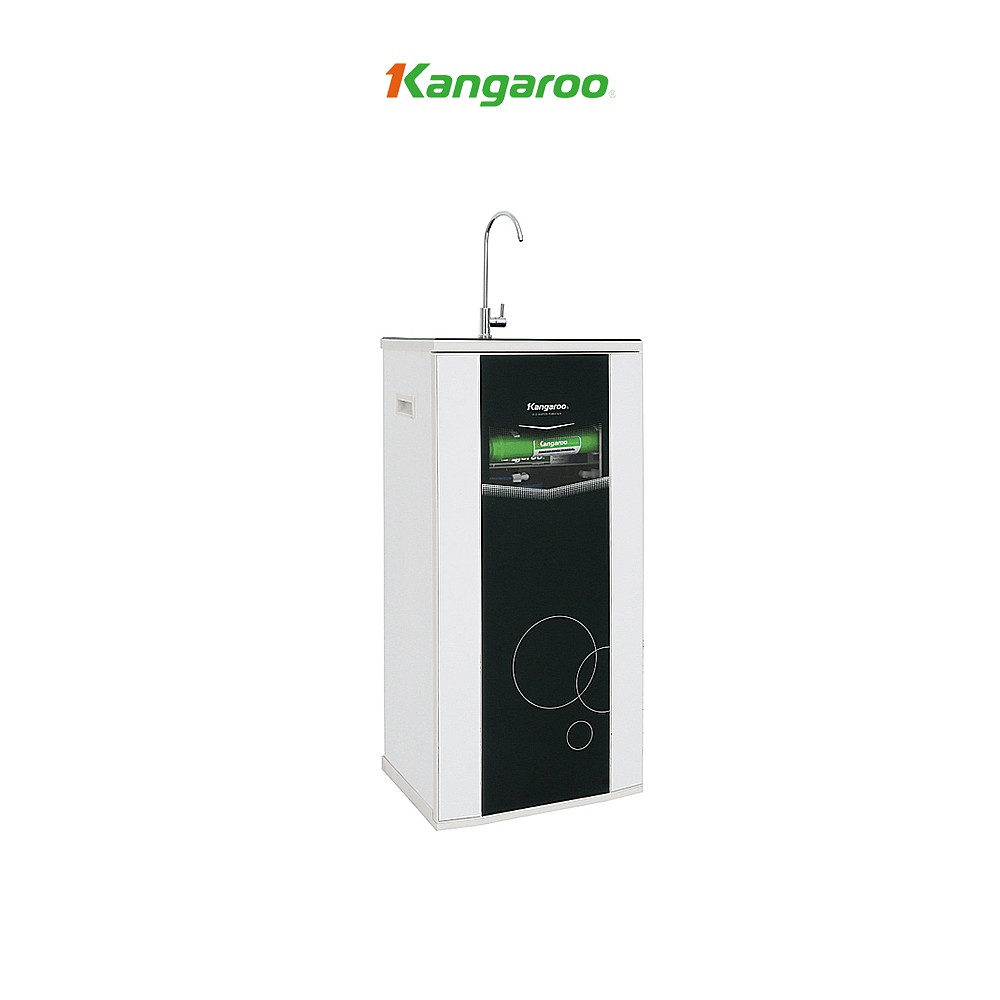 Thiết bị lọc nước Kangaroo RO 9 lõi Model KG109A vỏ tủ VTU màu xanh (kèm carton)