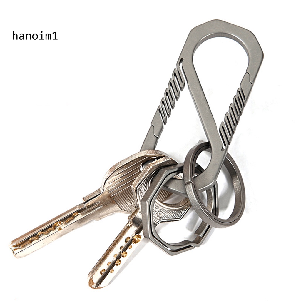 Móc Chìa Khóa Bằng Hợp Kim Titan Đa Năng Dành Cho Nam Và Nữ