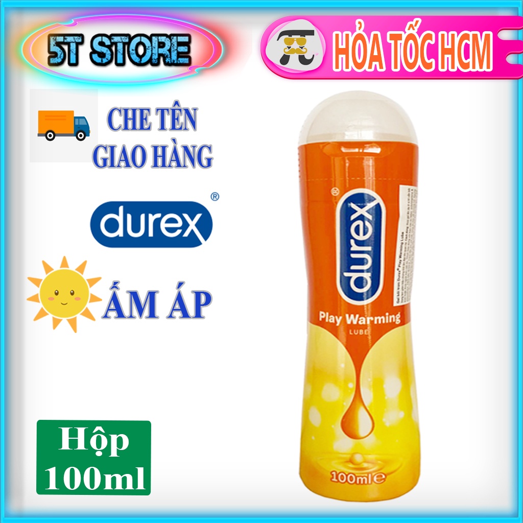 Gel Bôi Trơn Durex Warming - Tạo Cảm Giác Ấm Nóng, Tăng Khoái Cảm