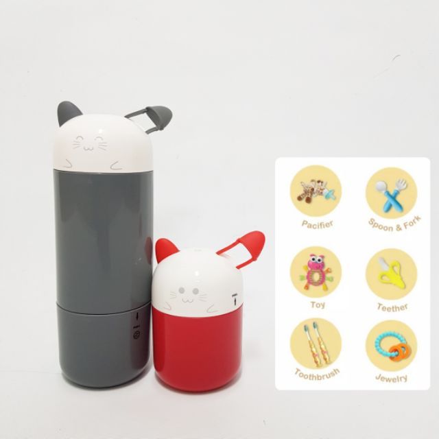 Máy tiệt trùng bình sữa, núm ty, đồ chơi UV Bimirth