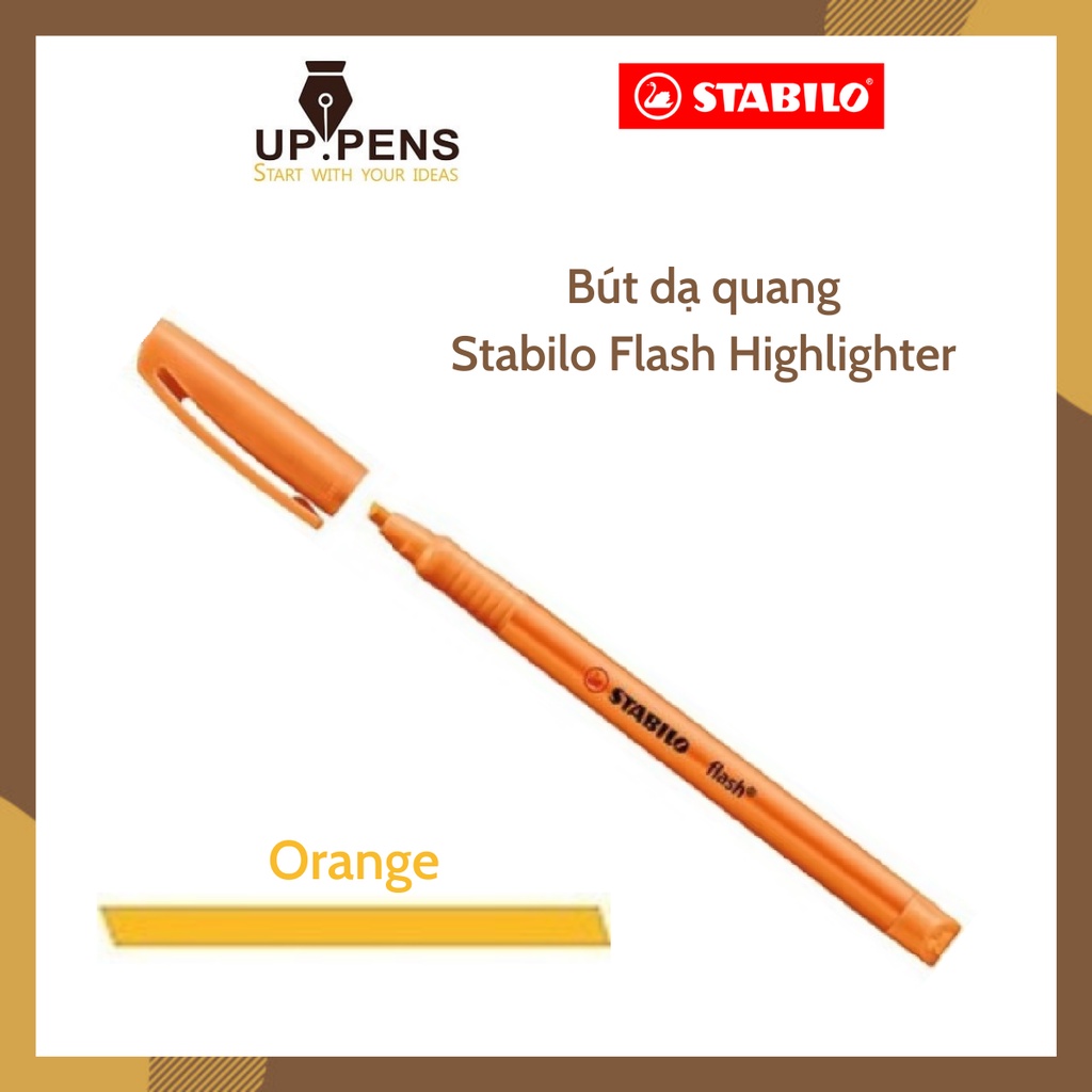 Bút dạ quang Stabilo Flash Highlighter – Màu cam (Orange)