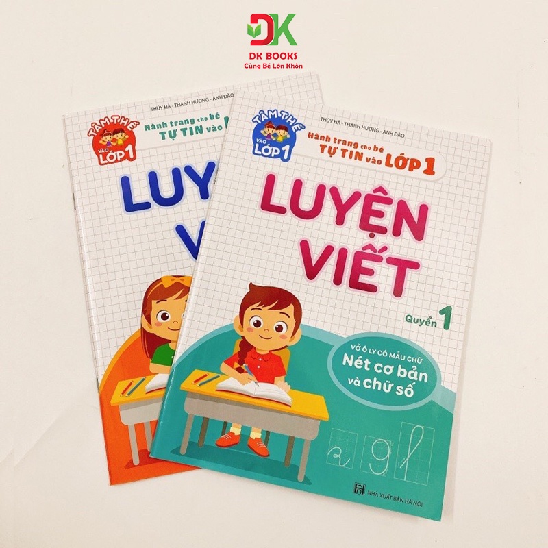 Sách - Combo 2 Quyển Luyện Viết - Hành Trang Cho Bé Vào Lớp 1
