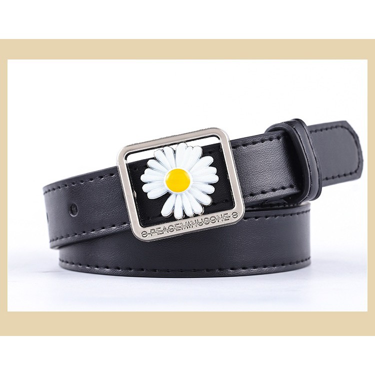 Thắt lưng nữ hoa cúc vuông
