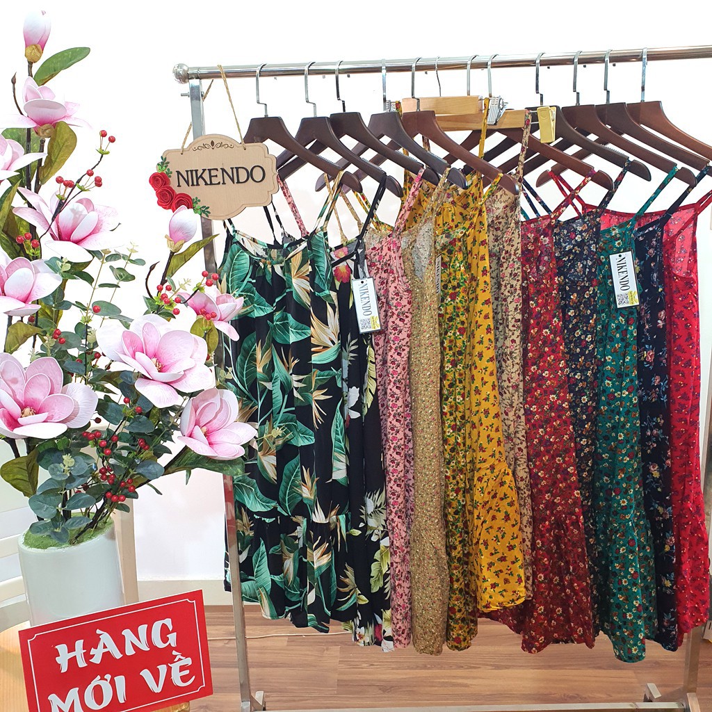 Váy lanh HOA NHÍ vintage
