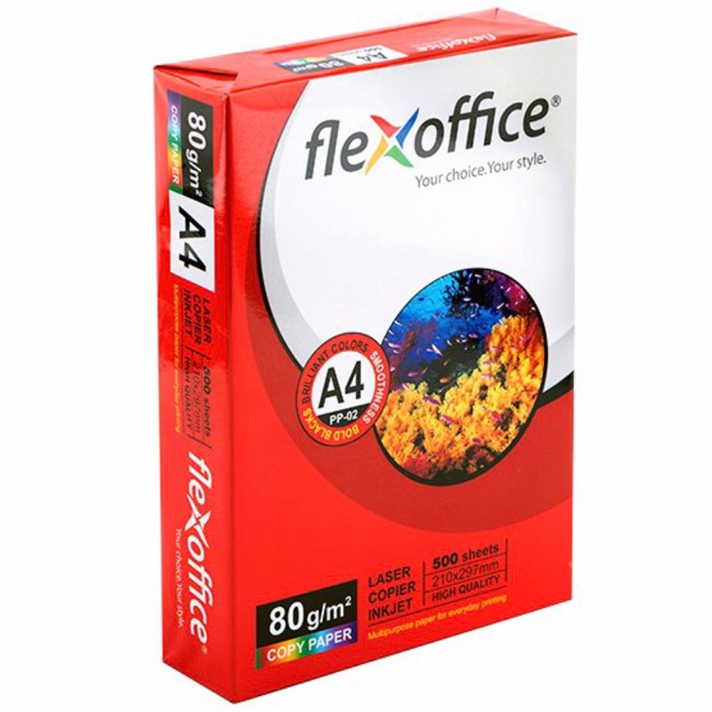 Giấy Photo Flexoffice A4 80gsm PP-02 (500 Tờ)