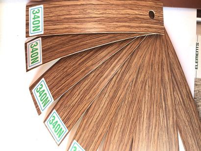 MÃ 340N LG, CHỈ NHỰA NẸP CẠNH GỖ PVC BẢN RỘNG 21MM, 43MM, HÀNG CÓ SẴN