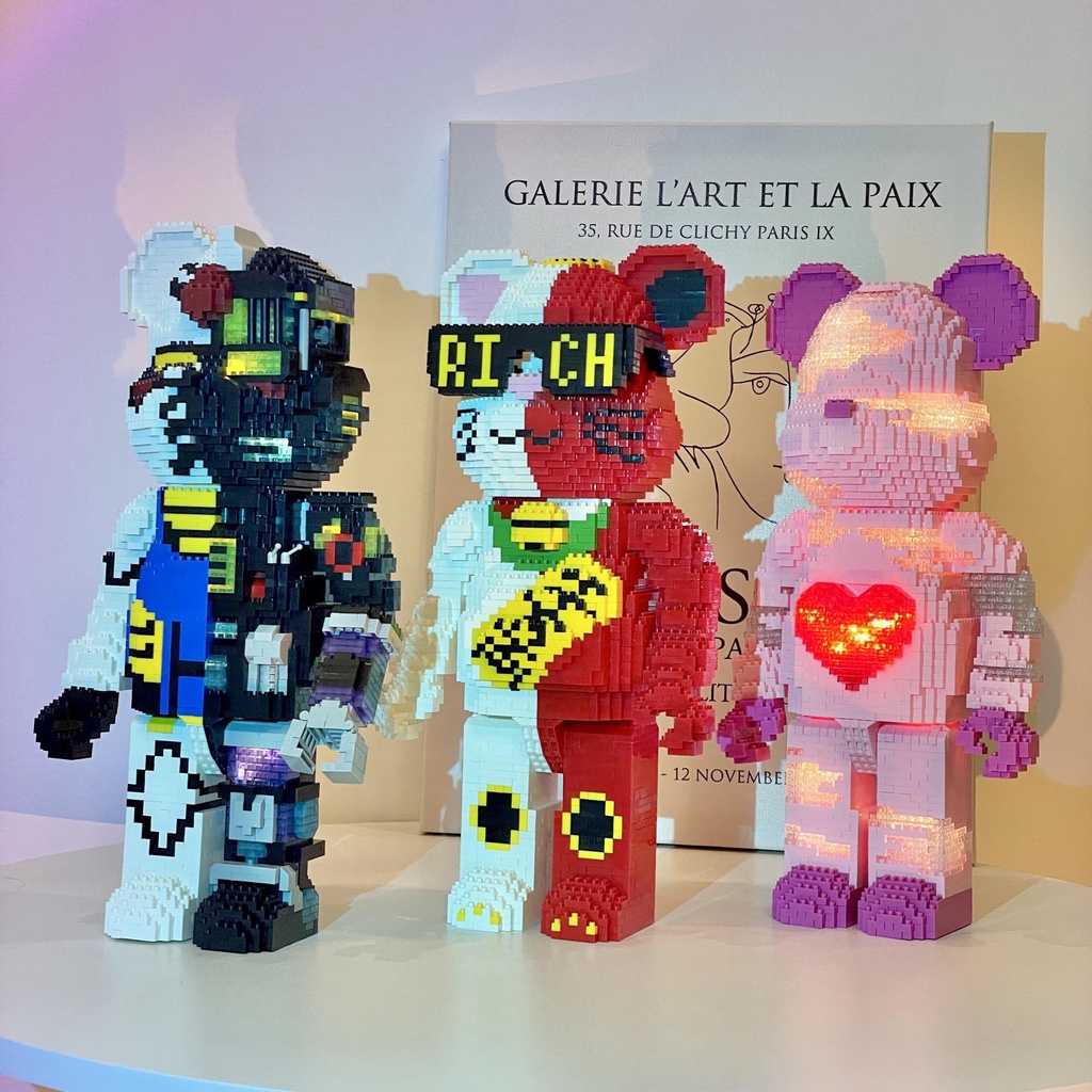 Bộ Đồ Chơi Lắp Ráp Bear brich - Quà Tặng Lưu Niệm