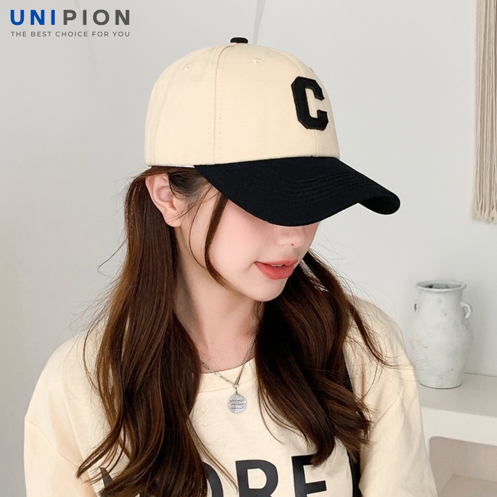 Mũ lưỡi trai Unisex, Nón lưỡi trai chữ C chất vải Kaki cao cấp nhiều màu phong cách cá tính, năng động