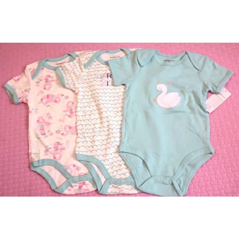 Bộ 3 mảnh áo liền quần cho trẻ sơ sinh bông bodysuit cho bé đồ sơ sinh bé trai đồ bé gái sơ sinh quần áo trẻ em sơ sinh 0 12 tháng