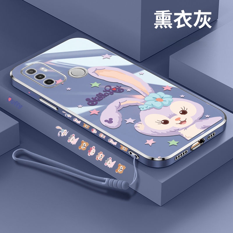Ốp Điện Thoại Mềm Siêu Mỏng Mạ Điện Họa Tiết Hoạt Hình Cho OPPO A53 2020 F11 A31 2020 A52 A92