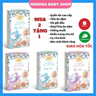 Bỉm Yiying 💝FREESHIP💝 Yiying Bông/Yiying Baby/Yiying Heo Chính Hãng Xuất Âu Quần/Dán Đủ Size S72/M60/L52/XL44/XXL40