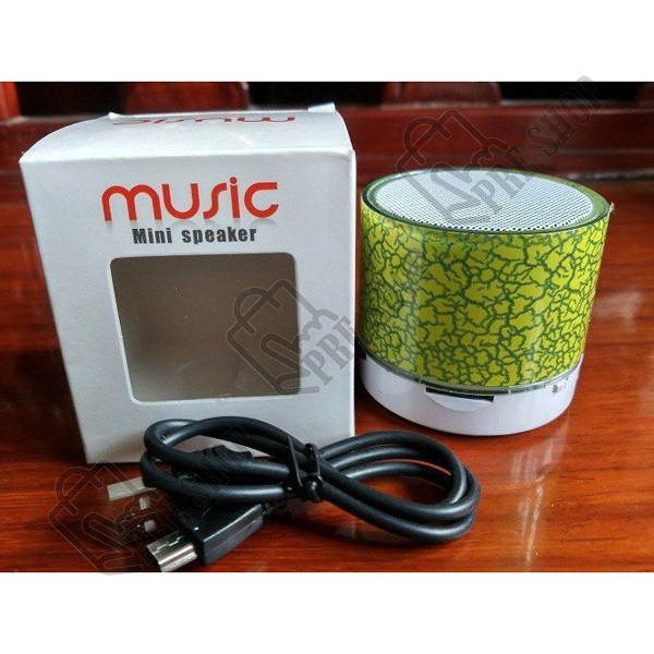 Loa Bluetooth Mini HLD 600 Đèn Led Nhấp Nháy Theo Nhạc - Nhỏ Gọn Tiện Nghi, Âm Thanh Vẫn Chất - Hỗ Trợ USB, Thẻ Nhớ