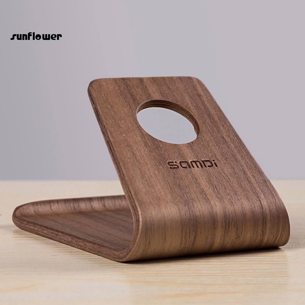 Giá đỡ điện thoại LENOVO bằng gỗ thanh lịch