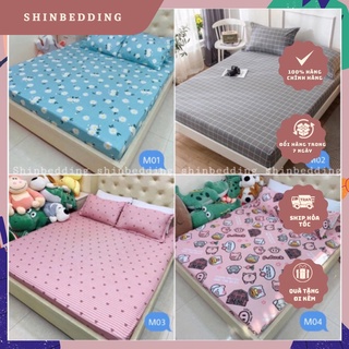 Set Ga Gối Hoạ Tiết Độc Lạ Cotton Poly Siêu Bền Đẹp [Shinbedding]