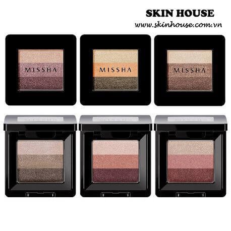 Sẵn - Phấn mắt 3 ô Missha Triple Shadow - Skinhouse