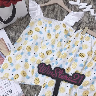 ( Freesize Kate ) Đồ Bộ Bèo Cánh Tiên Kate Lửng (P1)