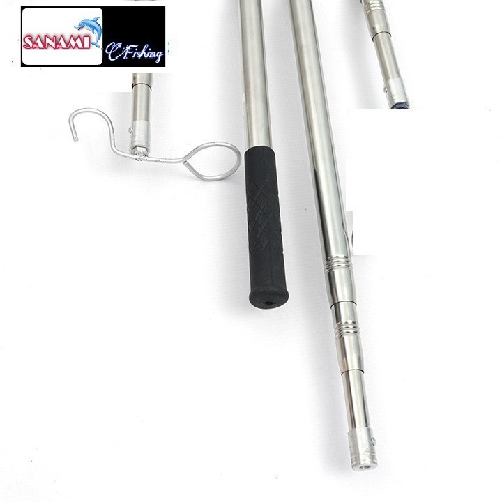 [Tặng móc] Sào Cá INOX Đa Năng Sào Chim Sào Phơi Đồ Đủ Size Chuyên Bẫy Chim Làm Cán Vợt,Cán Liềm 4m đến 7m S-1