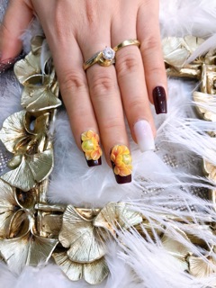 12k/1b, hoa bột nail