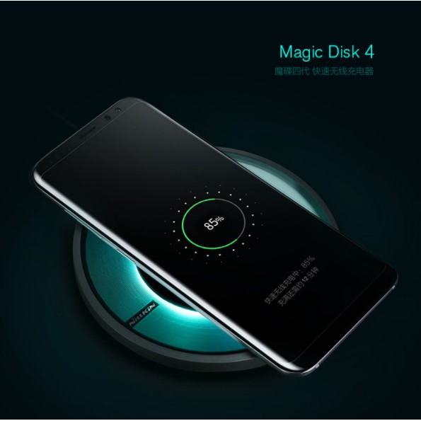 SẠC NHANH KHÔNG DÂY NILLKIN MAGIC DISK 4 - IPHONE8/8plus/iphone X / S7/S7e/S8/s8plus/Note5-7-8