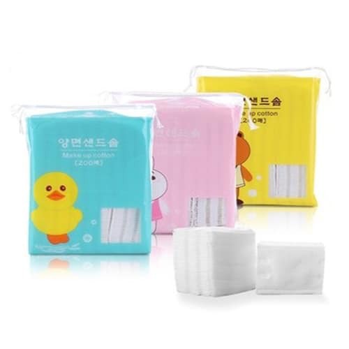 Bông tẩy trang cotton YILINGMENG 200 miếng / gói từ Hàn Quốc