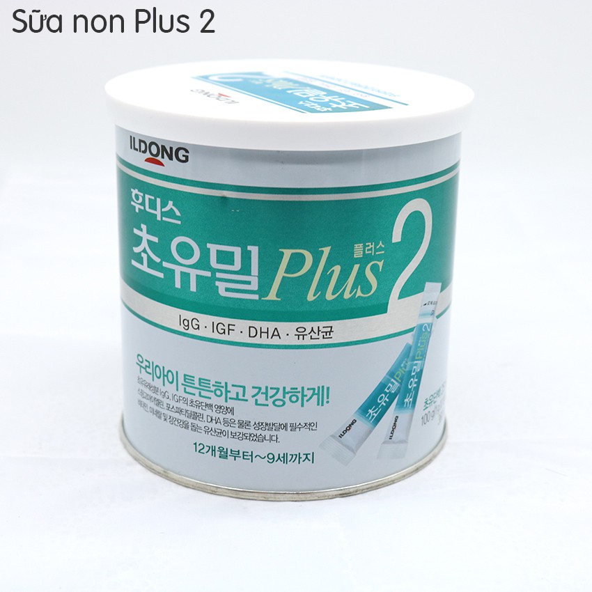 Sữa non ILDONG PLUS hàn quốc số 2, Hộp 100 gói*1gr