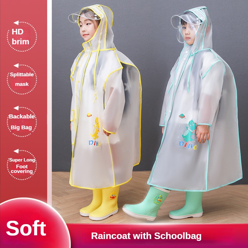 Áo Mưa Hai Mặt Có Khóa Kéo Cao Cấp Thời Trang Cho Bé