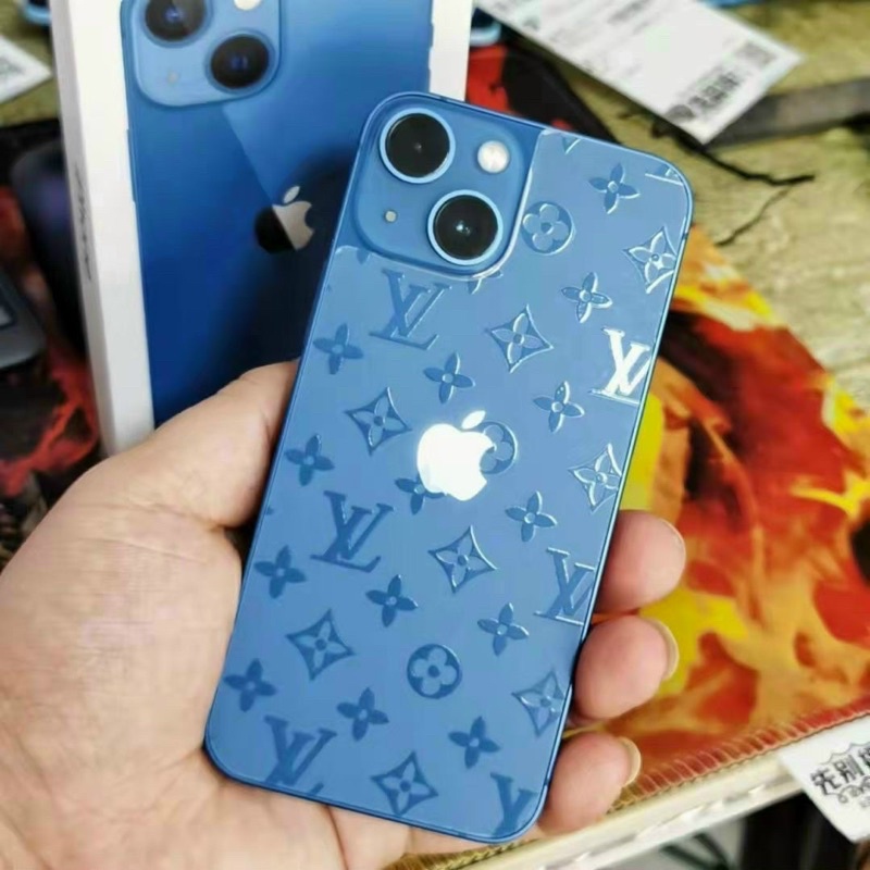 Miếng dán PPF LV , Vensace + viền cho iPhone 7plus -> 13 Pro Max , 11, 12 bảo vệ máy siêu đẹp