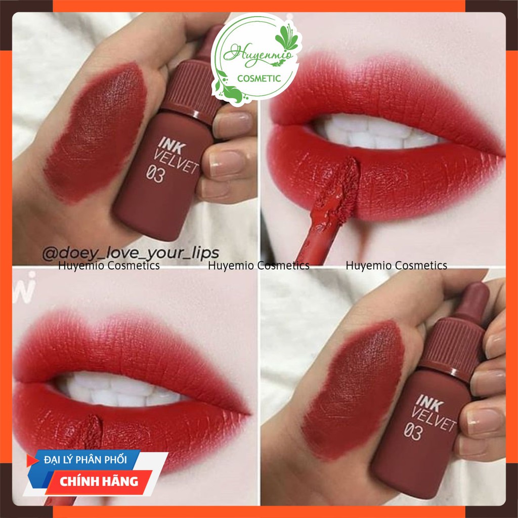 Son Ink / Son kem lì Peripera Ink Velvet Tint bản 2019 [Son Ink Velvet] vỏ đỏ, vỏ hồng | BigBuy360 - bigbuy360.vn
