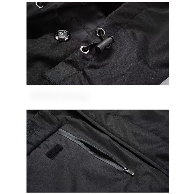 Áo Khoác TNF Chống Mưa / Gió Có Túi Thời Trang Cho Cặp Đôi