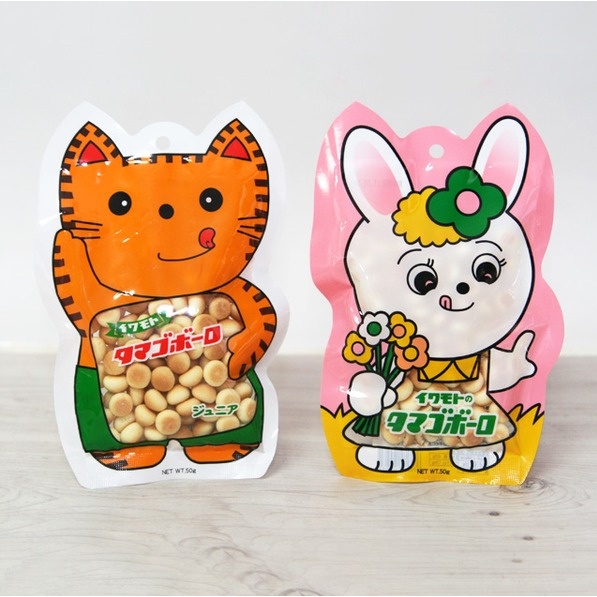 Bánh Ăn Dặm Men Sữa 50G Hình Mèo, Hình Thỏ Nhật Bản [date T11-2022)
