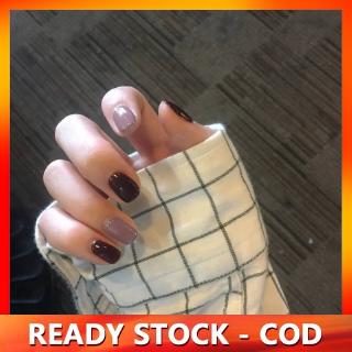 Set 24 Móng Tay Giả Có Keo Dán Tiện Dụng Cho Nữ