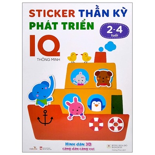 Sách sticker thần kỳ - phát triển iq - thông minh