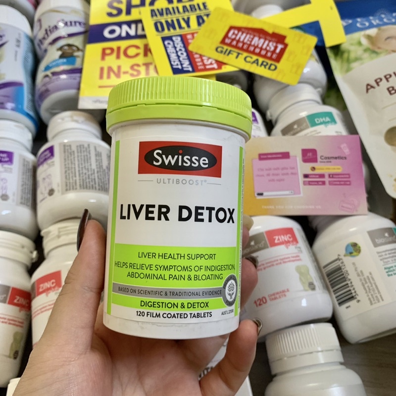 Viên Thải độc gan Liver Detox Swisse Úc, 60v/ 120v/ 200v