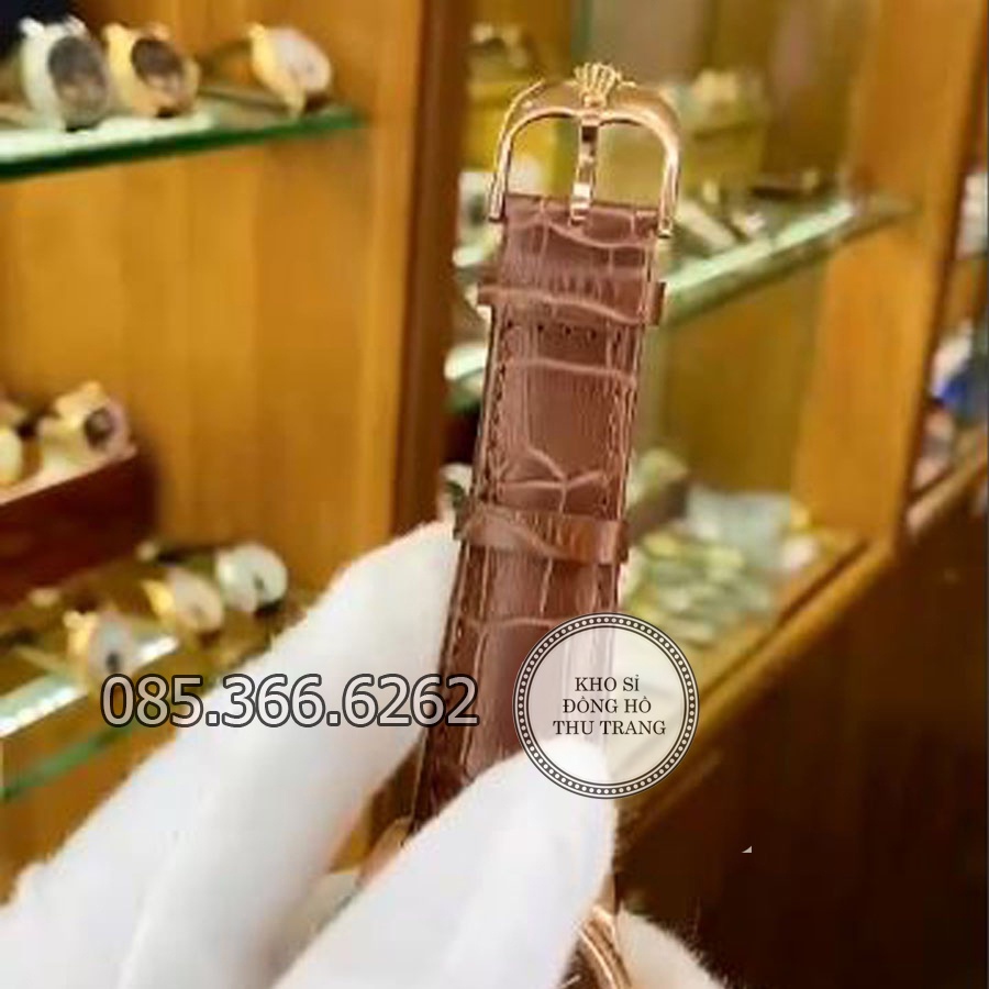 Đồng hồ nam Rolex cơ Automatic máy nhật mẫu 3 kim mặt cát vát kim cương size 40-41mm