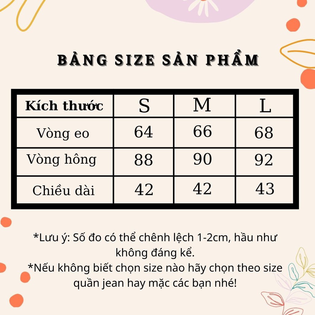 Chân váy chữ a ngắn chỉ viền trơn có quần lót trong LUZADO CV05 | BigBuy360 - bigbuy360.vn