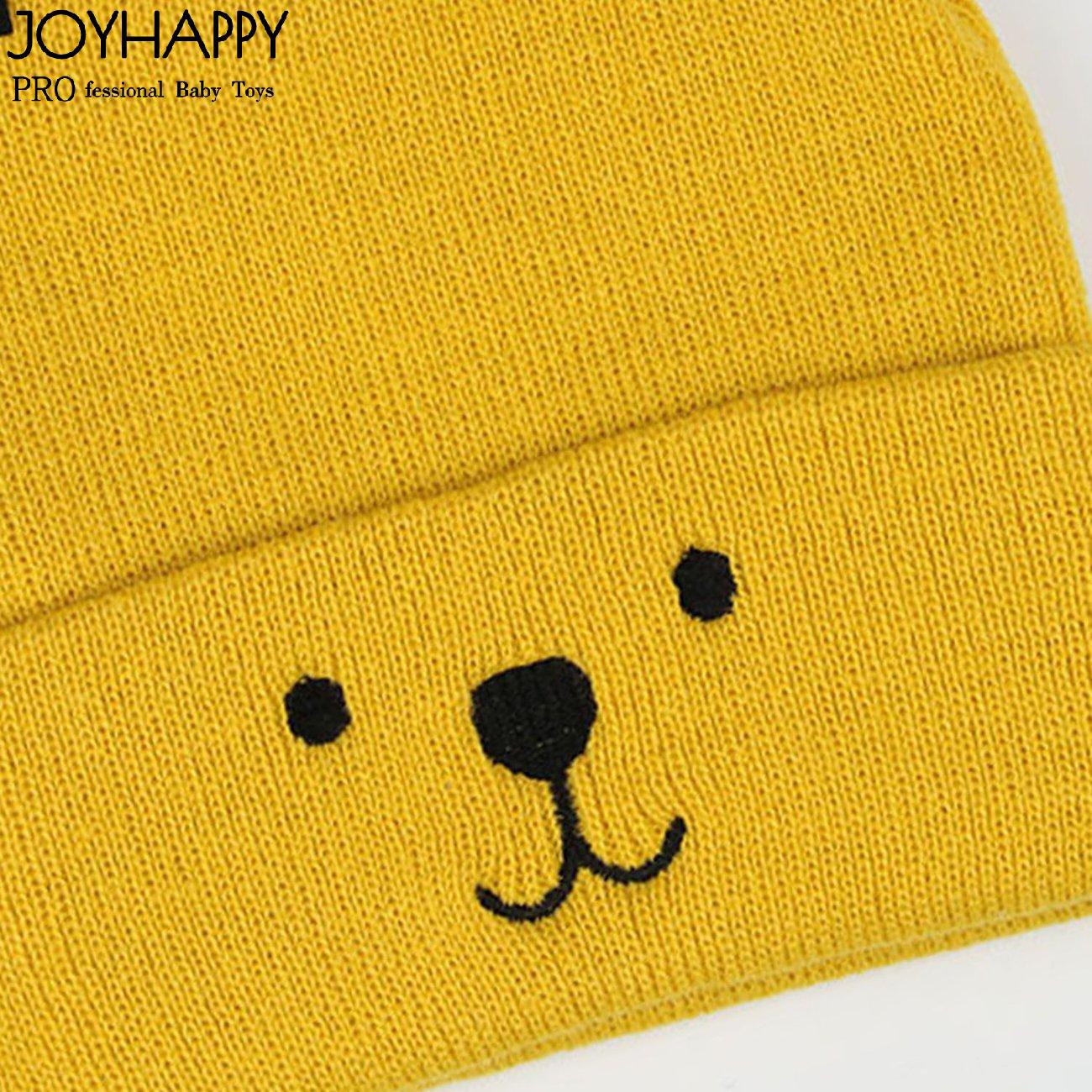 Joycute Mũ Beanie Đan Len Họa Tiết Hoạt Hình Dễ Thương Cho Bé Trai Và Gái