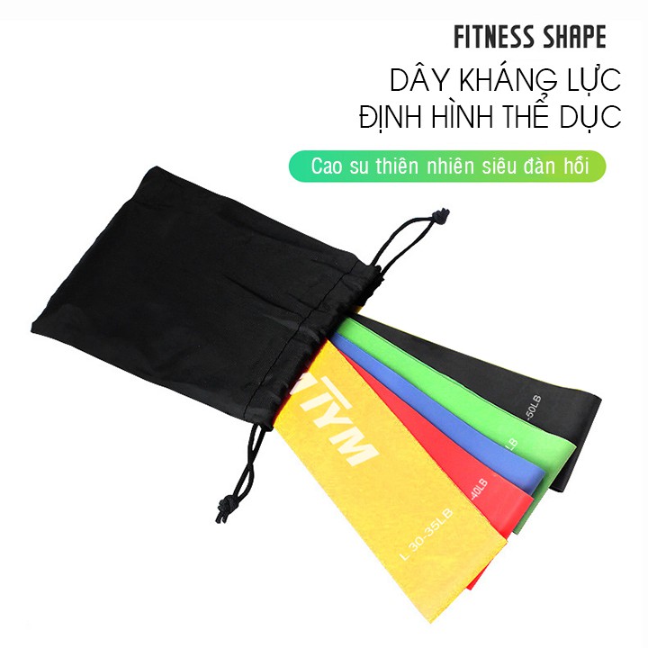 Dây kháng lực tập chân mông, dây mini Band, phụ kiện tập gym, đồ dùng thể thao tại nhà đa năng dieuphan dieuphan