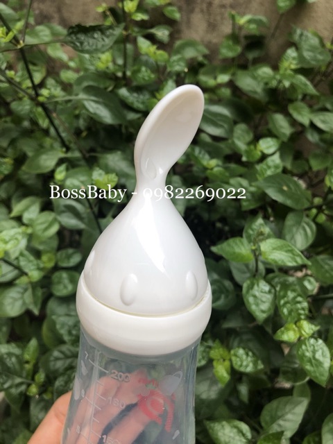 Bình tập ăn silicone cao cấp Dolphin 200ml