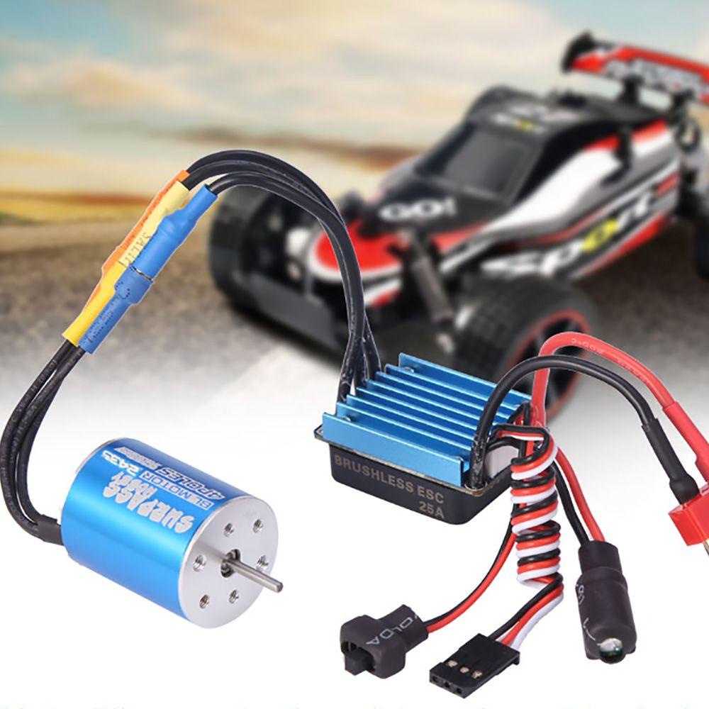 CHOOKEY Động Cơ Không Chổi Than ESC 2435 KV4800 25A Cho Xe Ô Tô Đồ Chơi Tỉ Lệ 1 / 16