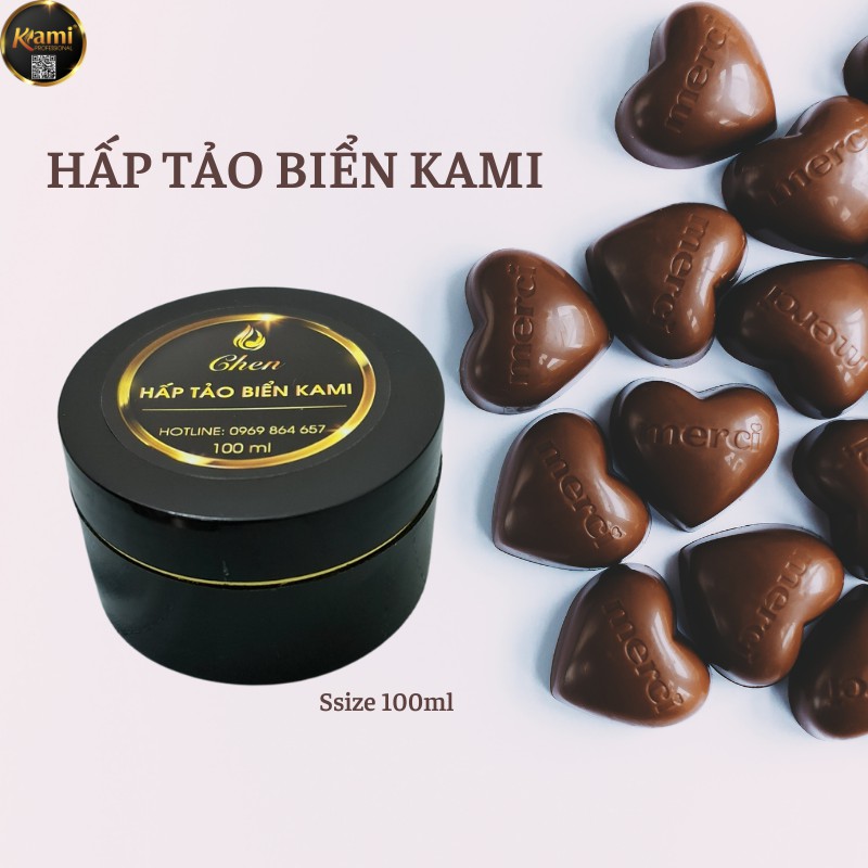 Hấp ủ tảo biển Kami siêu mượt, hũ 100ml